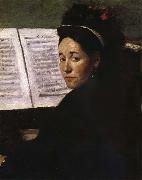 Edgar Degas The Lady play piano oil painting picture wholesale